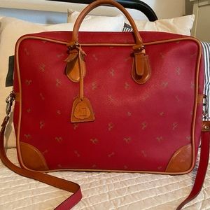 Petusco Red Leather Large Bag
